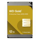 Disco Duro Empresarial WD Gold / SATA 6 Gb/s / 12 TB / 7200 RPM / Tecnología HelioSeal / ArmorCache / 5 Años Garantía / 2.5M Horas MTBF
