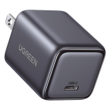 Cargador Mini de 30W | 1 USB-C de Carga Rápida | Tecnología GaN II | Carga Inteligente | Múltiple Protección | Mayor Eficiencia Energética | Tamaño Compacto.