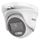 [ColorVu] Eyeball TURBOHD 2 Megapíxel (1080p) / Lente 2.8 mm / Microfono Integrado / Imagen a Color 24/7 / METAL / Luz Blanca 20 mts / Exterior IP66 / TVI-AHD-CVI-CVBS / dWDR