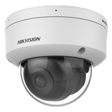 Domo IP 6 Megapixel / Lente 2.8 mm / 40 mts IR / Exterior IP67 / IK10 / Microfono Integrado / DARKFIGHTER / Audio y Alarma I/O / PoE / ONVIF / Micro SD / 4 Analíticos: AcuSense, Deteccion Facial, Conteo de Personas por Cruce y Zona