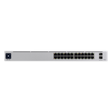 UniFi Switch USW-Pro-24-POE Gen2, con funciones capa 3, de 24 puertos PoE 802.3at/bt + 2 puertos 1/10G SFP+, 400W, pantalla informativa