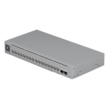 UniFi Switch Pro Max 16 PoE con funciones Capa 3, 16 puertos EtherLight RGB / (4) puertos 2.5 GbE POE++ y (12) puertos GbE POE+ /(2) puertos SFP+ 10G /con pantalla táctil informativa, hasta 180W de presupuesto POE
