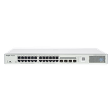 Switch Administrable L2 PoE+ hasta 370W, 24 Puertos Eth 1G, 4 puertos SFP 1G, Administración Remota en la Nube.