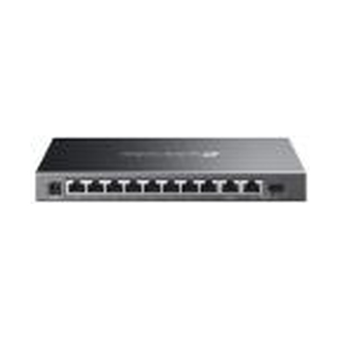 ES210GMP Switch administrable Omada L2+, 8 Gb PoE+ (123W), 1 Gb, 1 combo SFP, 20Gbps, jumbo 15K, ACL, QoS, IGMP, fanless.