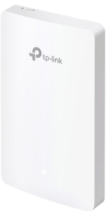 EAP615-Wall Omada Access Point WiFi6 AX1800 2.4GHz(574)+5GHz(1201), 1GE uplink + 3GE downlink, PoE+, MU-MIMO, OFDMA, mesh, roaming.