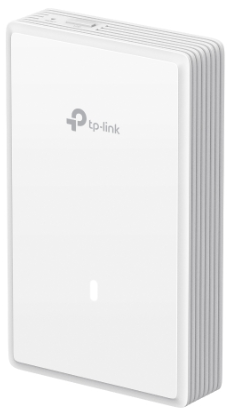 EAP725-Wall Omada Access Point WiFi 7 BE5000 2.4GHz(688)+5GHz(4324), uplink 2.5G, downlink 2.5G + 2×1G, PoE bt/at, MU-MIMO, 4K-QAM, wall-plate.