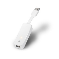 UE300 Adaptador USB TP-LINK a Ethernet Gigabit, interfaz USB-A 5Gbps, hasta 1000Mbps, Plug & Play.
