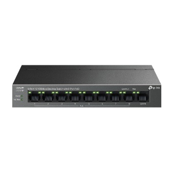 LS109P Switch TP-LINK no administrable LiteWave, 9 puertos Fast Ethernet, 8 P...