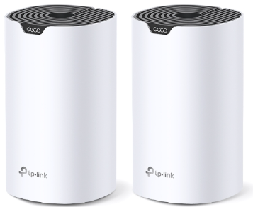 DECO S7(2-PACK) TP-LINK Sistema Mesh WiFi5 dual band AC1900, 600+1300 Mbps, 3 antenas, 3xGE, MU-MIMO, Beamforming, control parental, QoS, AI Mesh.