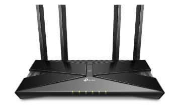 ARCHER AX23 TP-LINK Router WiFi6 dual band AX1800, 574+1201 Mbps, 4 antenas, 1xGE+4xGE, OFDMA, WPA3, Beamforming, EasyMesh.