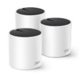 DECO X55(3-PACK) TP-LINK Sistema Mesh WiFi6 dual band AX3000, 574+2402 Mbps, antenas internas, 3xGE, OFDMA, MU-MIMO, HE160, WPA3, HomeShield, AI Mesh.