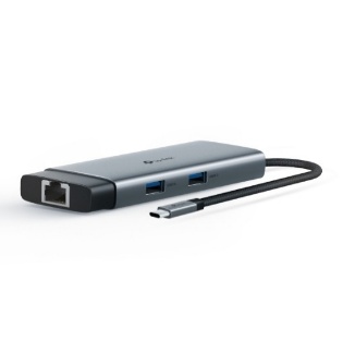 UH6120C Hub USB-C TP-LINK 6 en 1, interfaz USB-C 5Gbps, HDMI 4K@60Hz, 1 puerto Gigabit RJ45, 2 USB-A + 1 USB-C datos, Power Delivery 100W, Plug & Play.