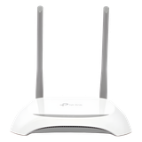 Router Inalámbrico WISP, 2.4 GHz, 300 Mbps, 2 antenas externas omnidireccional 5 dBi, 4 Puertos LAN 10/100 Mbps, 1 Puerto WAN 10/100 Mbps, control de ancho de banda