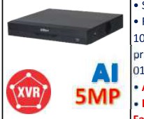 Dahua XVR5116HS-5M-I3 - DVR 16CH PENTAHIBRIDO | H.265+ |5MP | WIZSENSE| 1 HDD | 16+8CH IP | ONVIF 16.12