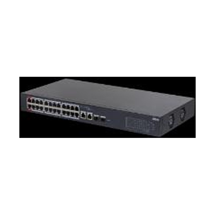 Dahua CS4226-24ET-240 - SWITCH PoE CLOUD | 24 PUERTOS PoE | 802.3af/at | 10/100Mbps | 240W | POE 2.0