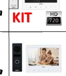 KIT VIDEO PORTERO ANALOGO METAL
