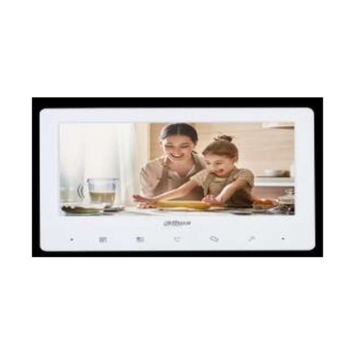 Dahua VTH1020J - MONITOR ANALOGO INTERIOR BLANCO | TFT 7'' | Audio