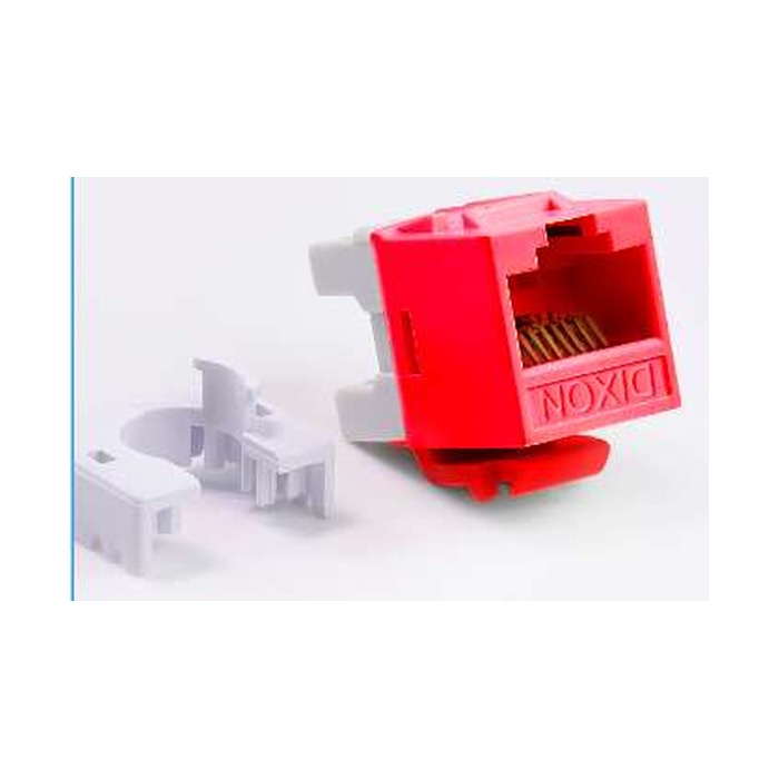 Dixon KJ88-C6-US/RD - Jack RJ-45 CAT. 6 - De Poncheo