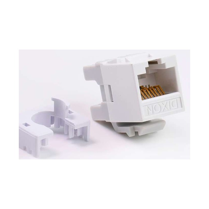 Dixon KJ88-C6-US/WH - Jack RJ-45 CAT. 6 - De Poncheo