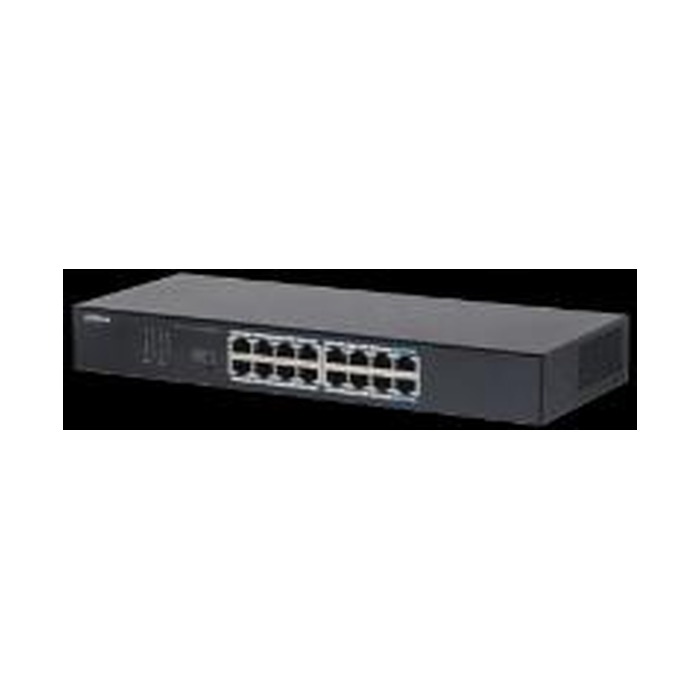Dahua S3016-16GT - SWITCH DISTRIBUCIÓN | 16 Puertos |10/100/1000Mbps | CAPA 2