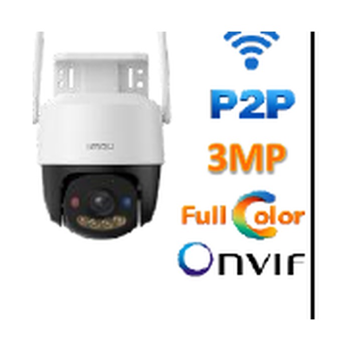 Imou IPC-K7F-3V0W-IMOU - CRUISER SC|EXTERIOR WIFI|PAN&TILT|3MP|SMART COLOR |IR/LED30M|IP66 |Wi-Fi 6