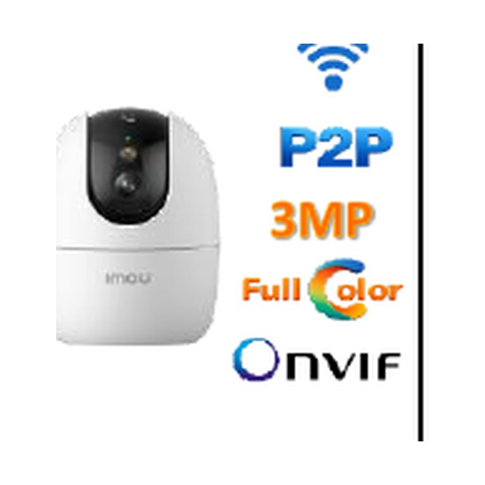 Imou IPC-S2E-3R1S-IMOU - RANGER PRO 3MP|DOMO WIFI|PAN&TILT| 3.0 MP| LED/IR 10M | Wi-Fi 6 Dual Band