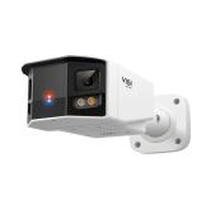 VIGI InSight S385DPS - Tipo Bullet 180° Bisensor | 8MP | Metálica | PoE Cableada |IR50M LED50M, Luces Roja &