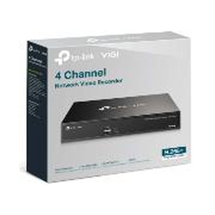 VIGI VIGI NVR1004H - NVR 4CH NO PoE | Soporta 1*SATA 10TB | Metálico | Cableada |Soporta 4 Cámaras IP