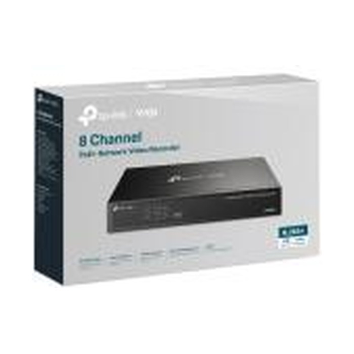 VIGI VIGI NVR1008H-8MP - NVR 8CH PoE | PoE Budget: 133 W (PoE+: 30 W por puerto (802.3at/af) | Soporta 1*SATA