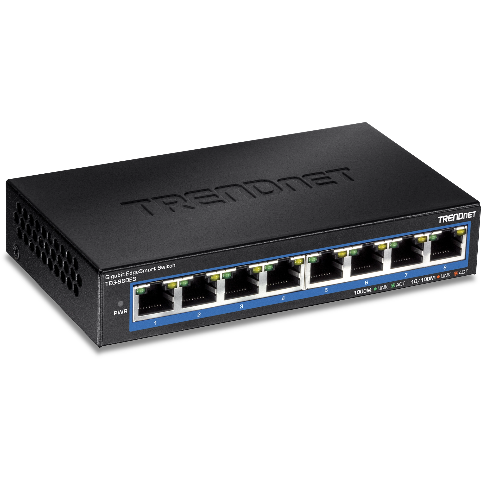 Switch Administrable TRENDnet de 8 puertos gigabit