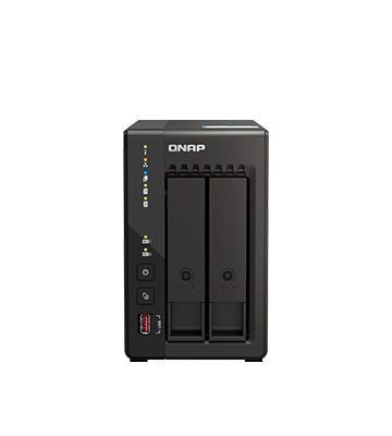 Servidor NAS QNAP 2 bahías, 4-core 2.6GHz, 8GB RAM