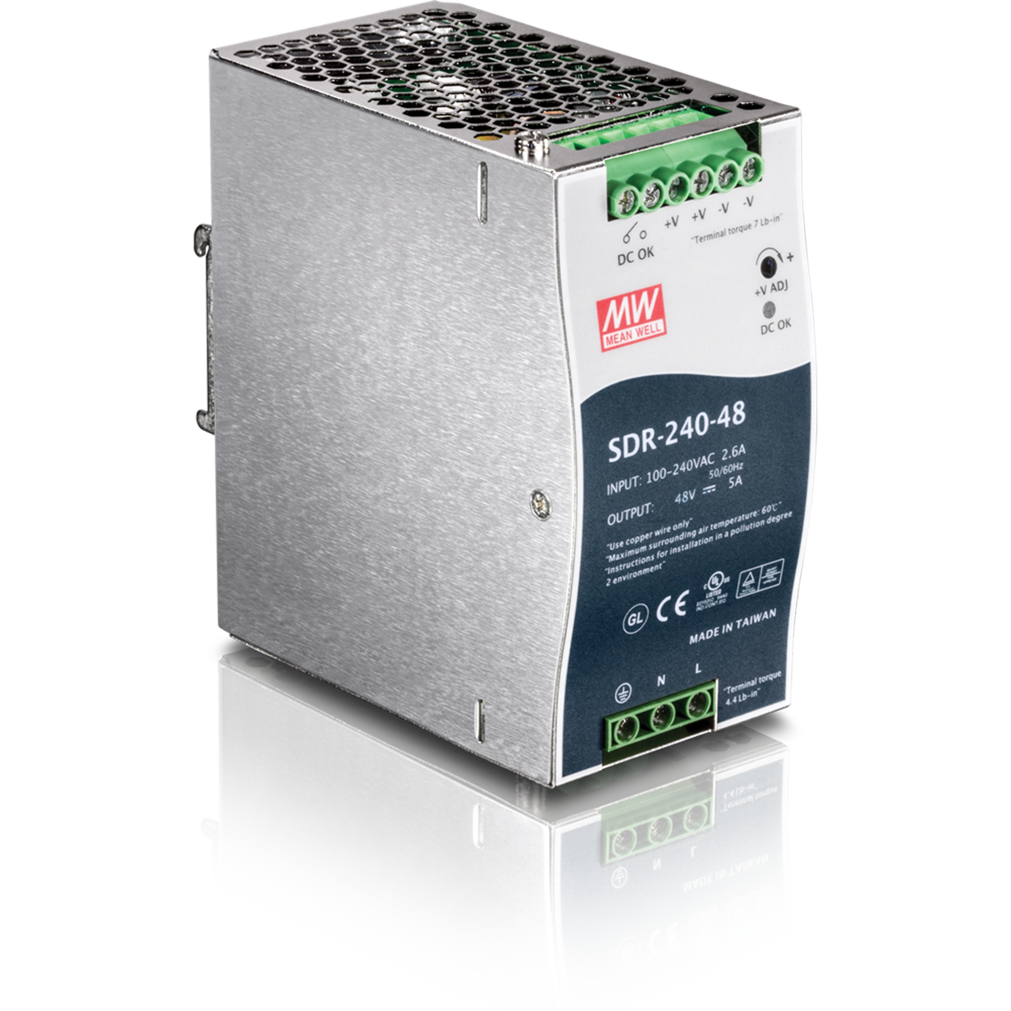 Fuente industrial TRENDnet DIN-rail 240W