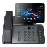 Teléfono IP / Handset Inalámbrico Bluetooth / 20 Líneas SIP / Pantalla IPS Táctil 7" HD / Conferencia 6 Vías / Puertos Gigabit / PoE 802.3af / Wi-Fi 6 / Bluetooth 5.4 / USB 2.0