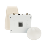 Kit Amplificador de Señal Celular 2G, 3G, 4G y 5G / Mejora llamadas convencionales y VoLTE / Amplifica señal de TELCEL, AT&T, MOVISTAR, BAIT,DiRi y más / Cubre hasta 300 m² con una antena y hasta 900 m² con 3 antenas.