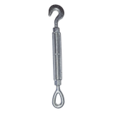 Tensor de 1/2" x 6" Acero Forjado OJO-GANCHO Galv. Inmersión en Caliente (Carga Max. 1500 Lbs).