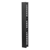 Organizador de Cable Vertical de 24 Unidades Rack Sencillo, Compatible con Racks Serie EIRL y EIQR