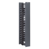 Organizador Vertical NetRunner, Doble (Frontal y Posterior), de 22.5 UR, 4.9in de Ancho, Color Negro