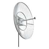Antena Parabólica de rejilla. Frecuencia 824-896 MHz, 20 dBi de ganancia. Antena Donadora que se utiliza en los amplificadores de señal celular para cubrir comunidades alejadas.