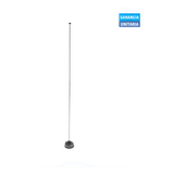 Antena Movil Ajustable en Campo, Rango de Frecuencia 118-940 MHz.