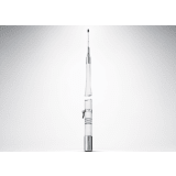 Antena Marina HF SHAKESPEARE 390 / Fibra de Vidrio / 2-30 MHz / 1 kW / 2 Secciones / Requiere Sintonizador / Resonancia 10.8 MHz