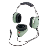 Auriculares estilo Muff-Mic para operaciones de mantenimiento y rampas en aeropuertos