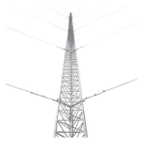 Kit de Torre Arriostrada de Piso de 21 m Altura con Tramo STZ45 Galvanizado Electrolítico (No incluye retenida).