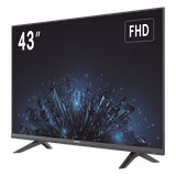 Monitor LED Full HD 43" / Ideal para Oficina y Hogar / Uso 24-7 / Entrada HDMI/VGA/USB / Compatible con Montaje VESA (200 X 200) / Bocinas Integradas
