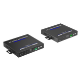 KIT EXTENSOR HDMI 4K@60HZ sobre IP GIGABIT | IPCOLOR | 100m en Conexión Uno a Uno | Salida Loop | IR Bi-Direccional | RS232 | ARC | CERO LATENCIA | Soporta conexión Uno a Muchos/Switch en Cascada