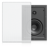 UniFi In-Wall Speaker Altavoz Empotrable de Pared / Woofer 6.5" 130W / Tweeter 1" Pivote ±15° / 8 Ohms / Cobertura Simétrica Axial de 90° / NDAA Compliant