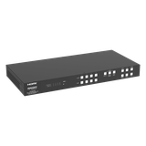 Switch de Video Matrix 4x4 HDMI 2.0 | 18Gbps Ancho de Banda | 4K2K@60Hz Resolución | 4 Entradas 4 Salidas HDMI | Audio LPCM y Dolby Digital | Control TCP-IP y RS-232 | Conectores Phoenix para Audio | Metal Enclosure