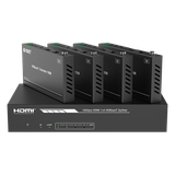 Splitter mas Extensor de Video | 1x4| ProAV | HDBaseT™ | 120m en 4K@60Hz | 150m en 1080p@60Hz | Cat6/6a/7 | Gestión Avanzada EDID | Control IR y RS232 | PoC |Salida de Audio