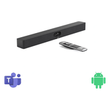 Barra de Videoconferencia Yealink A40 para Salas Medianas con Android Integrado Compatible con Teams Rooms, Zoom Rooms, RingCentral Rooms y BYOD- Incluye Control Remoto VCR11