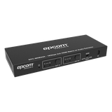 Matricial HDMI | 2x2 | 4K2K@60Hz | HDR |YCbCr 4:4:4 |EDID Auto | Extractor de Audio |Salida de audio análoga y digitalizados | HDCP 2.2 | 18 Gbps