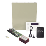 Kit de panel de control antirrobo VISTA-48LA con teclado-receptor inalámbrico 6160RF, comunicador 4G LTE-M/5G, gabinete y transformador